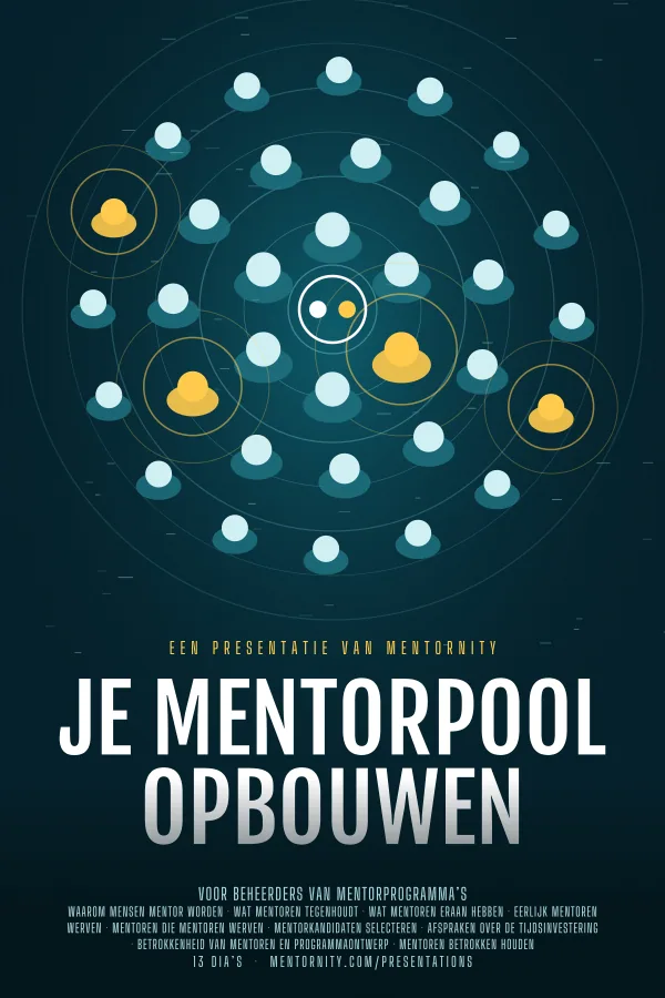 Filmposter voor de presentatie Je mentorpool opbouwen