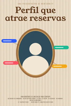Póster de la presentación: Guía del mentor: Perfil que atrae reservas