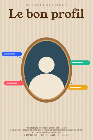 Affiche de la présentation : Guide du mentor : Le bon profil
