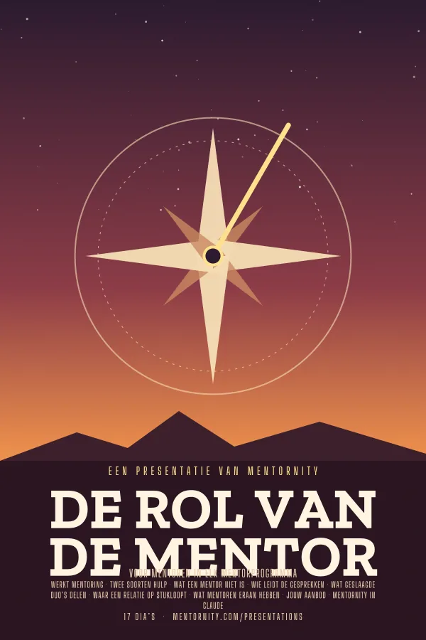 Filmposter voor de presentatie De rol van de mentor