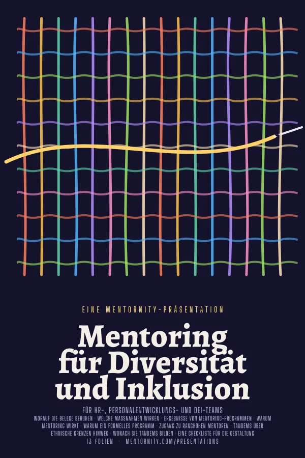 Filmplakat zur Präsentation Mentoring für Diversität und Inklusion