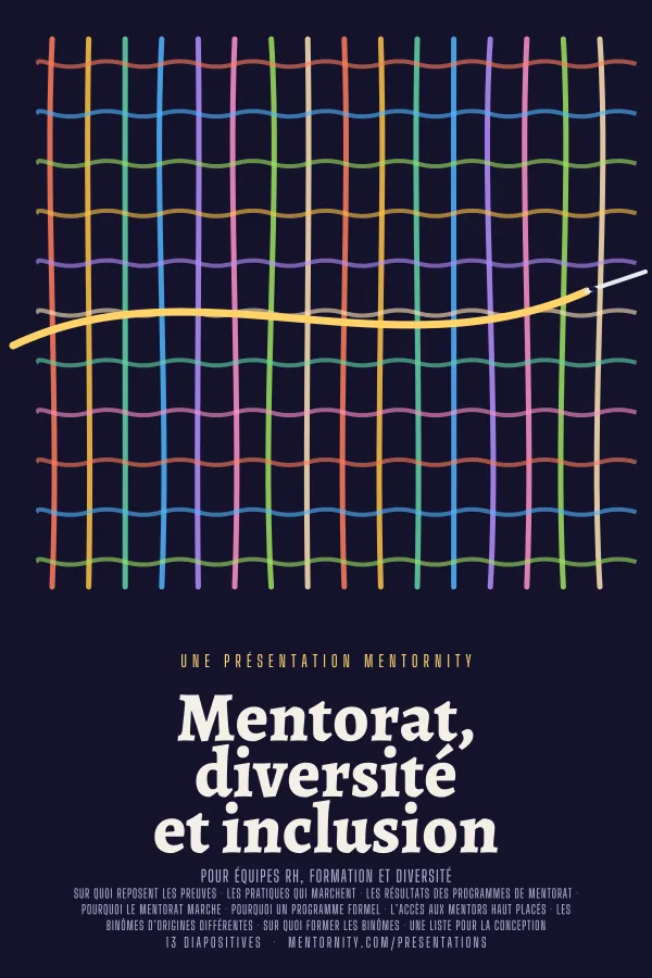 Affiche de film de la présentation Mentorat, diversité et inclusion