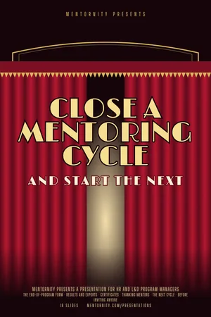 Filmposter van de presentatie: Een mentorronde afsluiten en de volgende starten