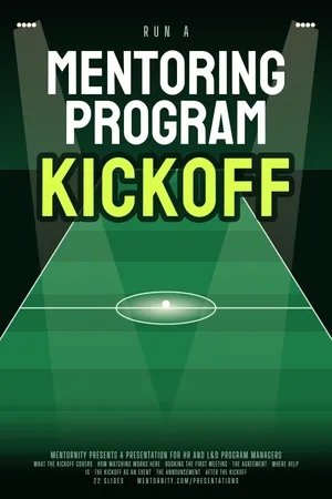 Filmposter van de presentatie: Zo organiseer je de kick-off van je mentorprogramma