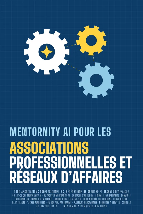 Affiche de film de la présentation Mentornity AI pour les Associations Professionnelles et Réseaux d’Affaires
