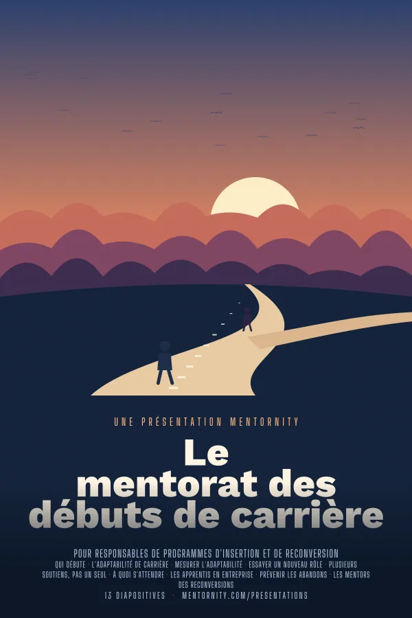 Affiche de film de la présentation Le mentorat des débuts de carrière