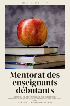 Affiche de la présentation : Mentorat des enseignants débutants