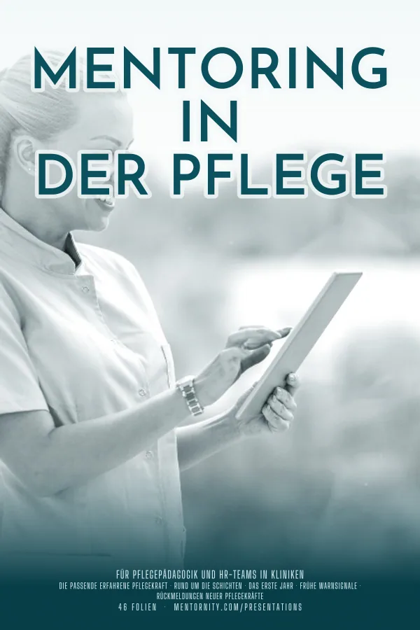 Filmplakat zur Präsentation Mentoring in der Pflege