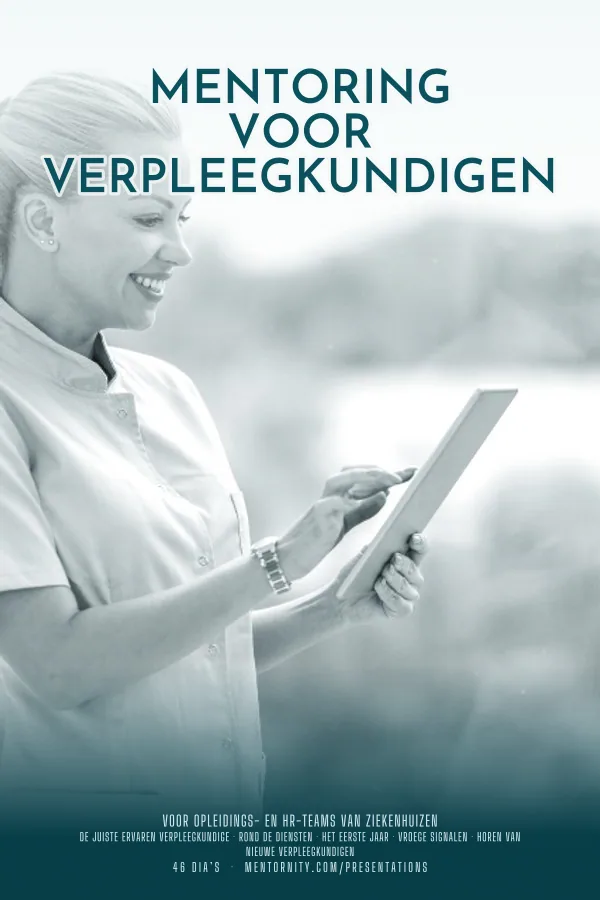 Filmposter voor de presentatie Mentoring voor verpleegkundigen