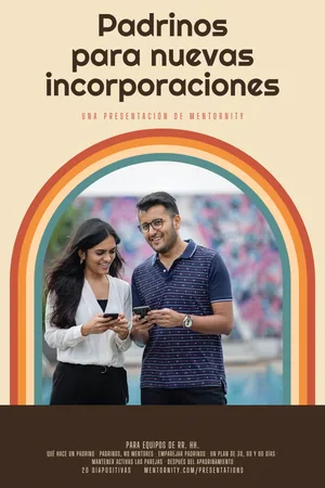 Póster de la presentación: Padrinos para nuevas incorporaciones