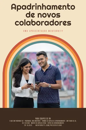 Pôster da apresentação: Apadrinhamento de novos colaboradores