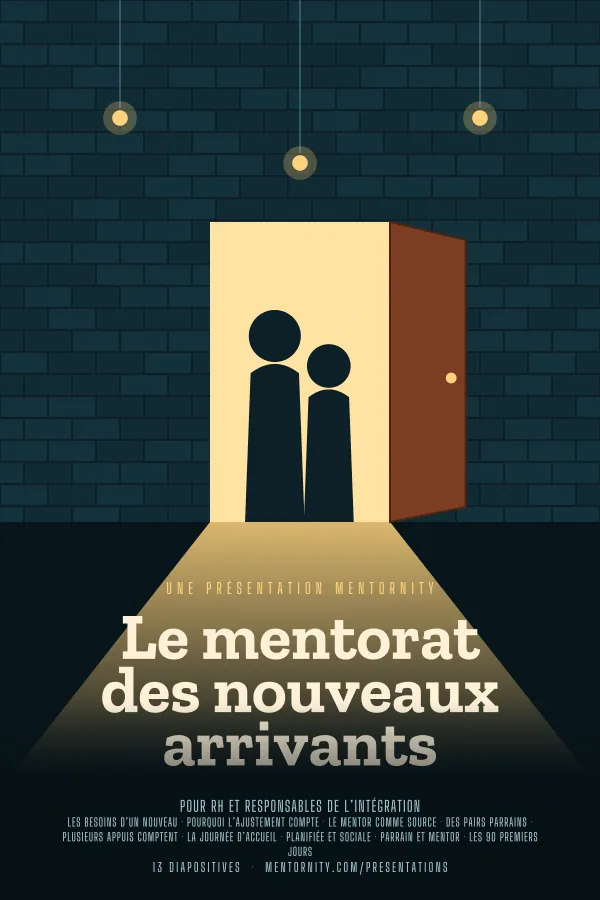 Affiche de film de la présentation Le mentorat des nouveaux arrivants