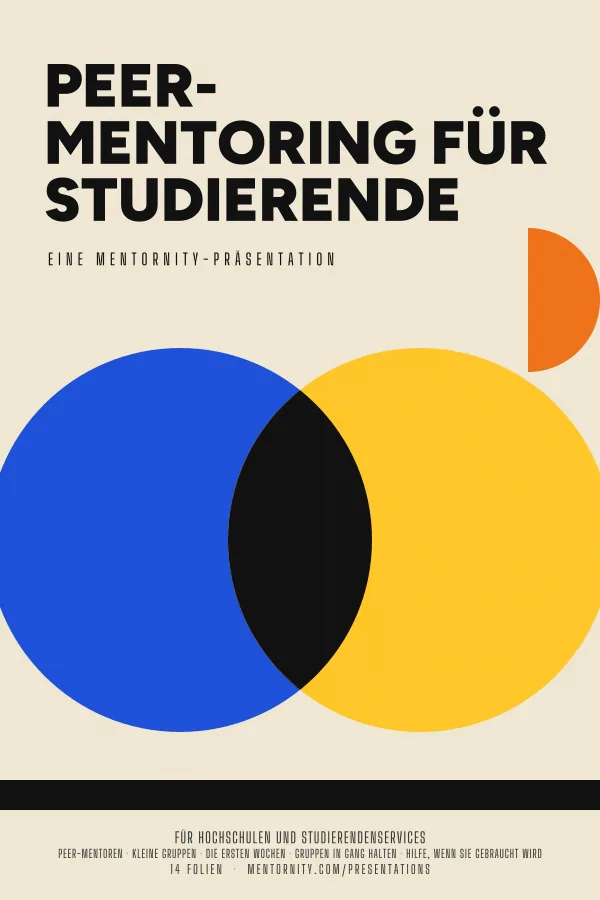 Filmplakat zur Präsentation Peer-Mentoring für Studierende