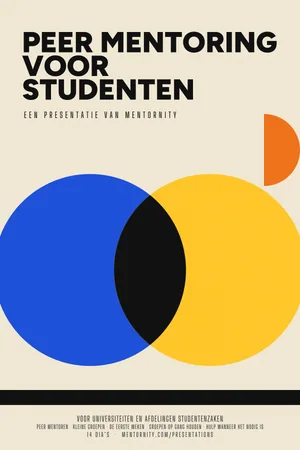 Filmposter van de presentatie: Peer mentoring voor studenten
