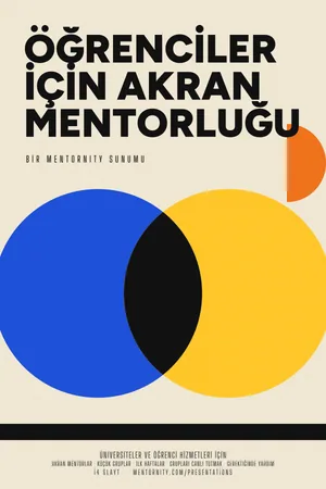 Sunum afişi: Öğrenciler için Akran Mentorluğu