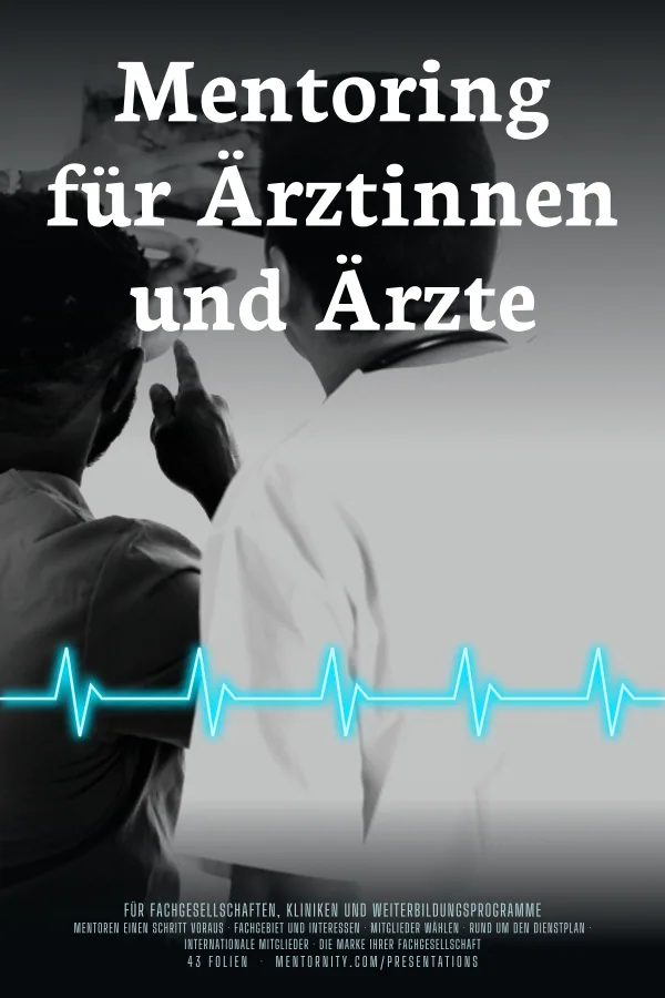 Filmplakat zur Präsentation Mentoring für Ärztinnen und Ärzte