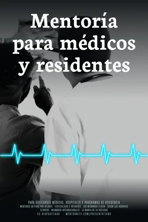 Póster de la presentación: Mentoría para médicos y residentes