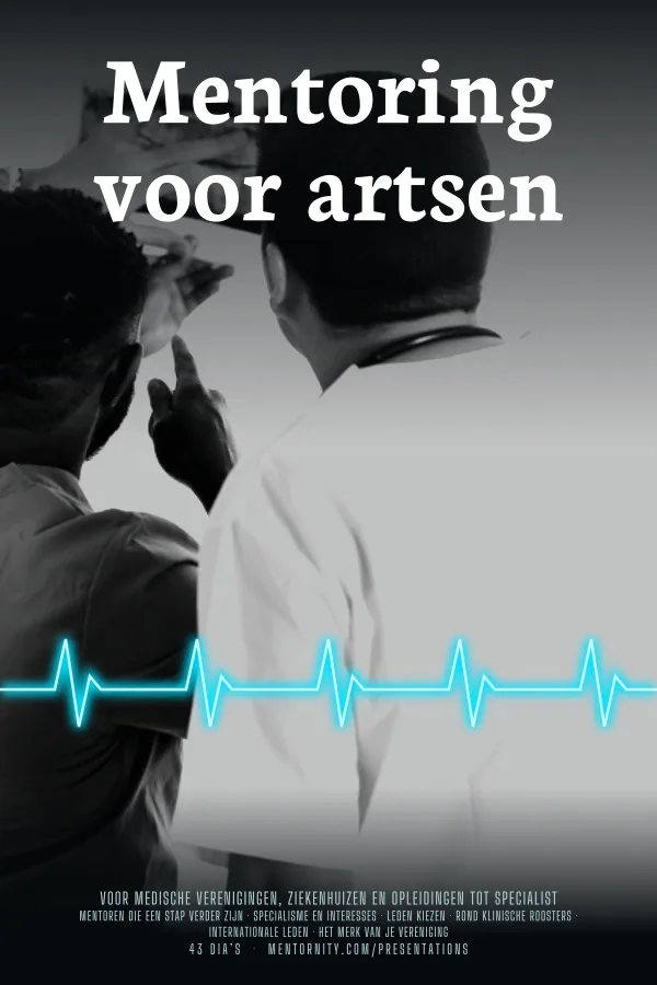 Filmposter voor de presentatie Mentoring voor artsen