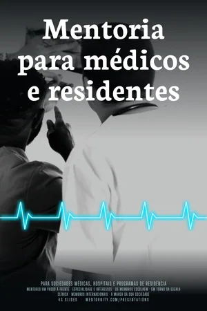 Pôster da apresentação: Mentoria para médicos e residentes