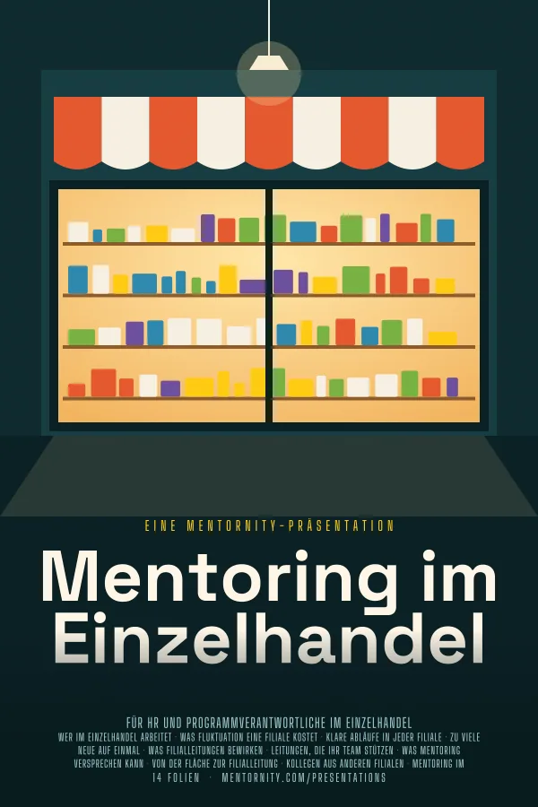 Filmplakat zur Präsentation Mentoring im Einzelhandel