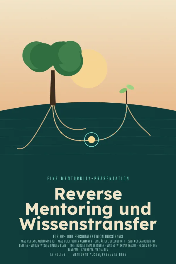 Filmplakat zur Präsentation Reverse Mentoring und Wissenstransfer