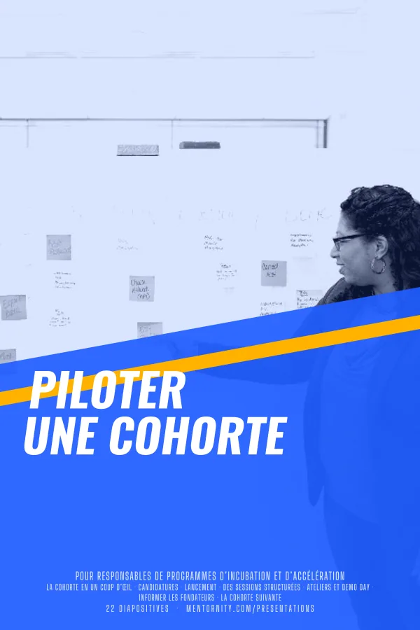 Affiche de film de la présentation Piloter une cohorte