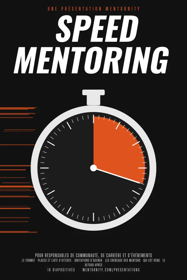 Affiche de film de la présentation Speed mentoring