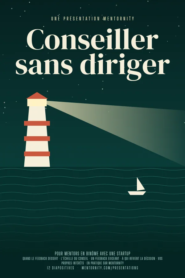 Affiche de film de la présentation Conseiller sans diriger
