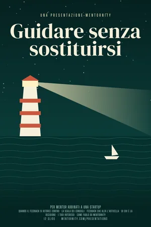 Locandina della presentazione: Guida per mentor: Guidare senza sostituirsi