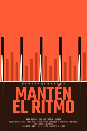 Póster de la presentación: Guía del mentor: Mantén el ritmo