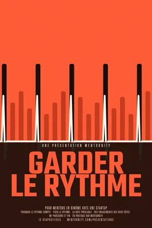 Affiche de la présentation : Guide du mentor : Garder le rythme