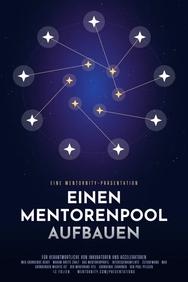 Filmplakat zur Präsentation Einen Mentorenpool aufbauen