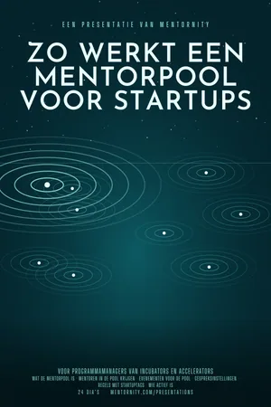Filmposter van de presentatie: Zo werkt een mentorpool voor startups