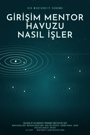 Sunum afişi: Girişim Mentor Havuzu Nasıl İşler