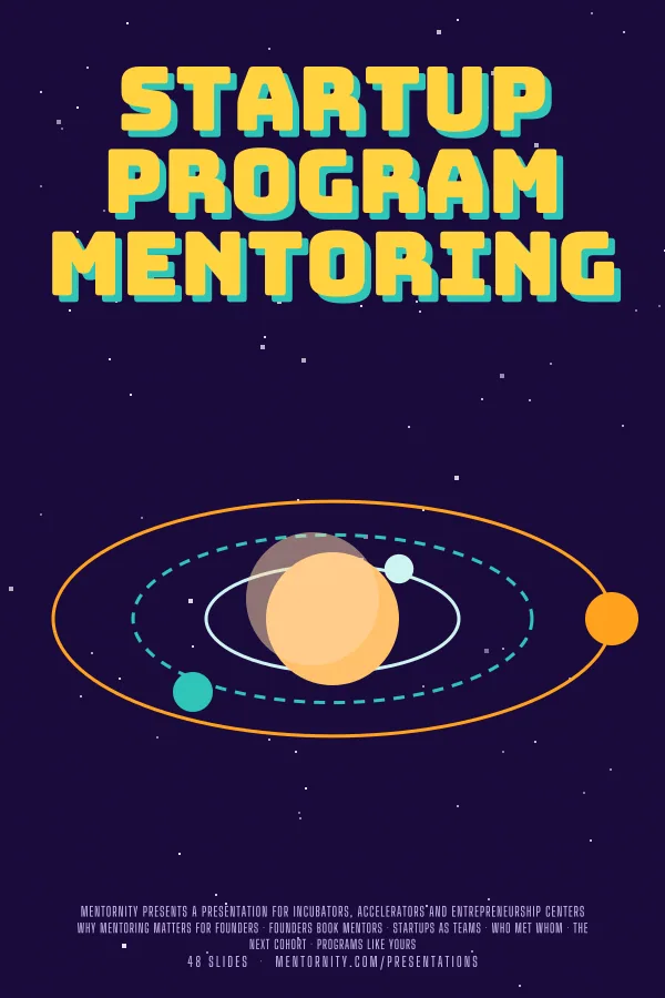 Filmplakat zur Präsentation Mentoring für Startup-Programme