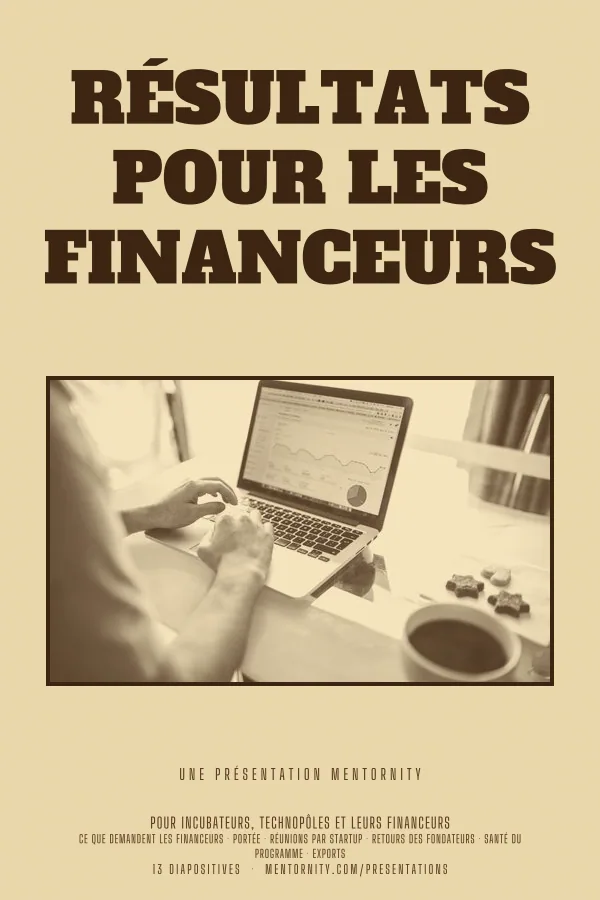 Affiche de film de la présentation Résultats pour les financeurs