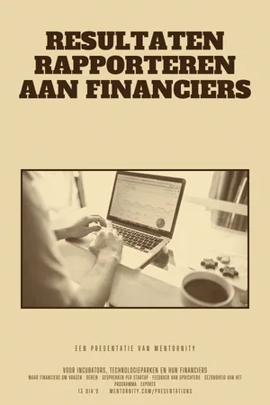 Filmposter van de presentatie: Resultaten rapporteren aan financiers