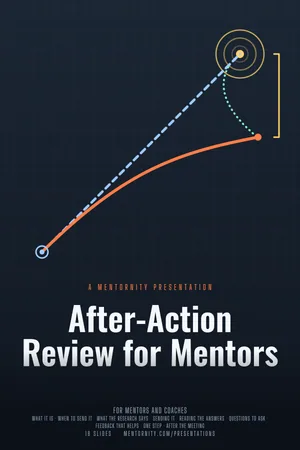 Film poster style image for the After-Action Review for Mentors presentation