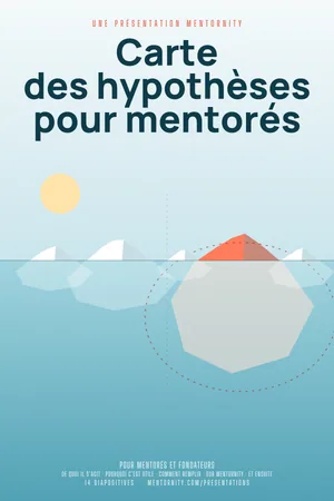 Image style affiche de film pour la présentation Carte des hypothèses pour mentorés