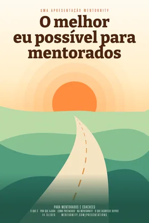 Imagem no estilo de pôster de cinema para a apresentação O melhor eu possível para mentorados