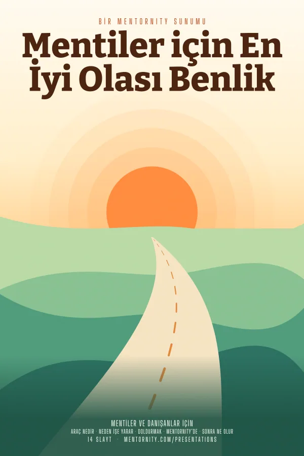 Mentiler için En İyi Olası Benlik sunumu için film afişi tarzında görsel