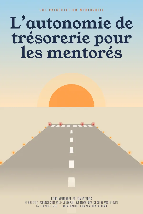 Affiche de film de la présentation L’autonomie de trésorerie pour les mentorés