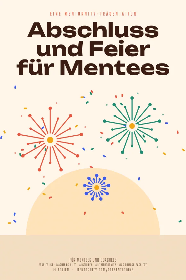 Filmplakat zur Präsentation Abschluss und Feier für Mentees