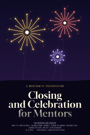 Film poster style image for the Closing and Celebration for Mentors presentation