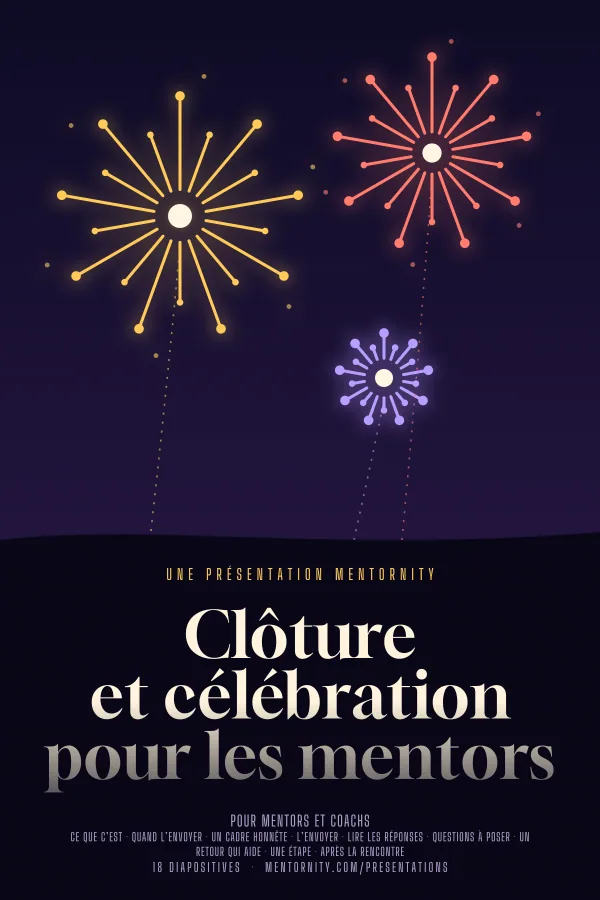 Affiche de film de la présentation Clôture et célébration pour les mentors