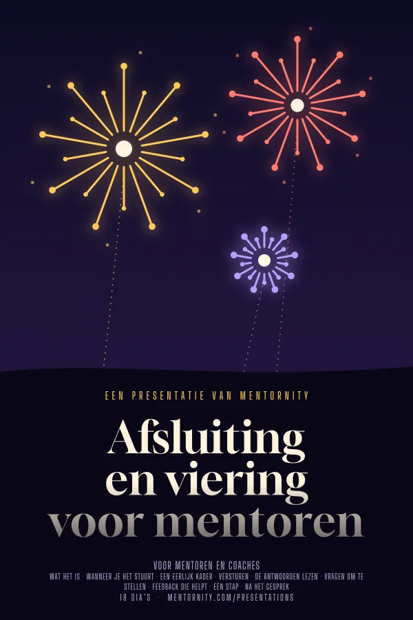 Filmposter voor de presentatie Afsluiting en viering voor mentoren