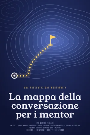 Immagine in stile locandina per la presentazione La mappa della conversazione per i mentor