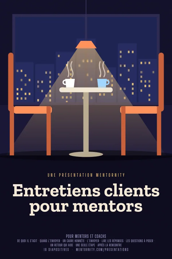 Affiche de film de la présentation Entretiens clients pour mentors