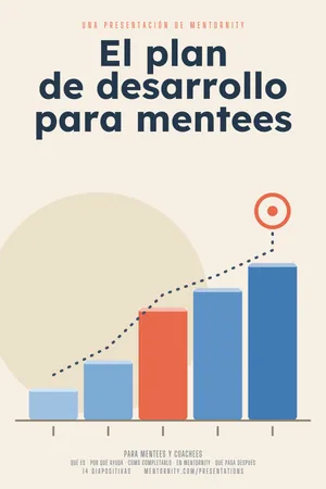 Imagen estilo póster de cine para la presentación El plan de desarrollo para mentees