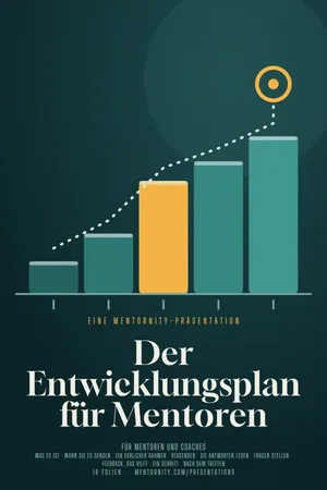 Bild im Stil eines Filmplakats zur Präsentation Der Entwicklungsplan für Mentoren
